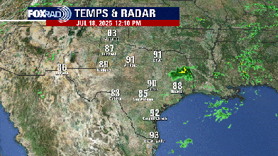 Texas Temps/Radar