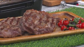 Ribeye steaks with fresh tomato tapenade: recipe